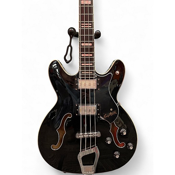 Used 2020s Hagstrom VIKING Black Electric Bass Guitar