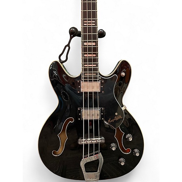 Used 2020s Hagstrom VIKING Black Electric Bass Guitar