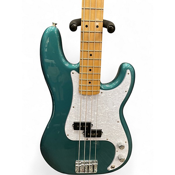 Used Fender Player Precision Bass Ocean Turquoise Electric Bass Guitar
