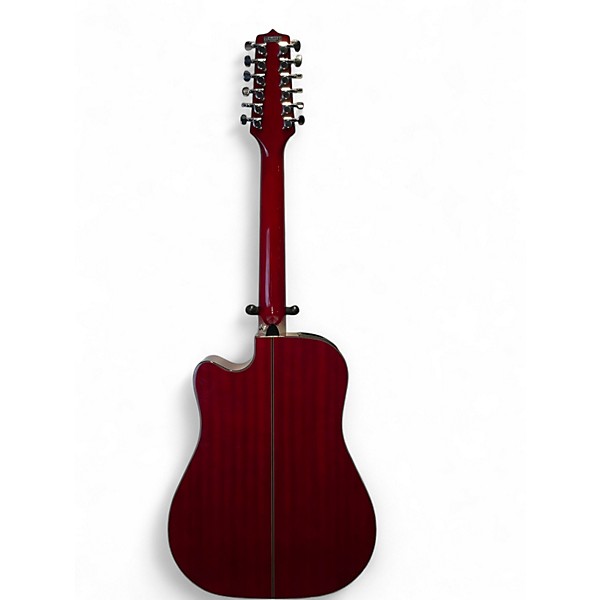 Used 2020s Takamine GD30-12 Wine Red 12 String Acoustic Electric Guitar