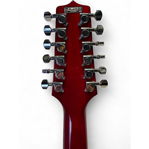 Used 2020s Takamine GD30-12 Wine Red 12 String Acoustic Electric Guitar