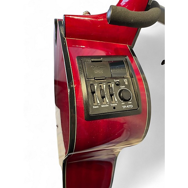 Used 2020s Takamine GD30-12 Wine Red 12 String Acoustic Electric Guitar