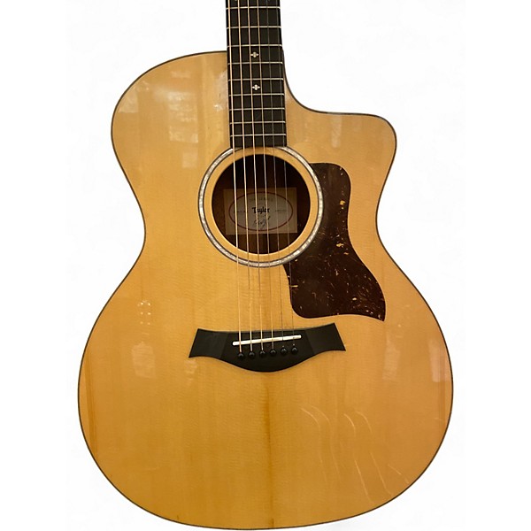 Used Taylor 214CE Deluxe Koa Natural Acoustic Electric Guitar