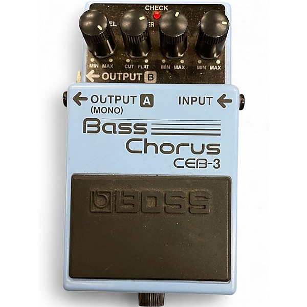 Used BOSS CEB3 Bass Chorus Bass Effect Pedal | Guitar Center