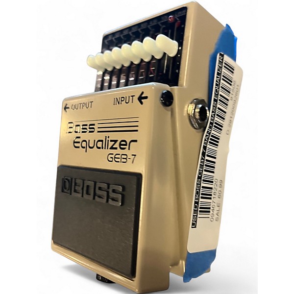 Used BOSS GEB7 7 Band Bass Equalizer Bass Effect Pedal