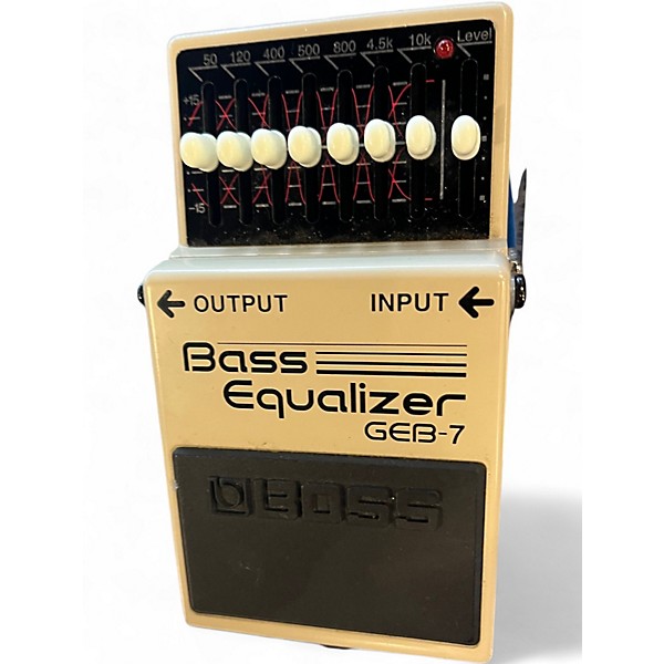 Used BOSS GEB7 7 Band Bass Equalizer Bass Effect Pedal