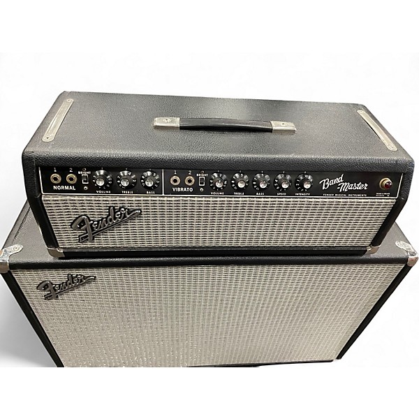 Used Fender 1965 Band Master (Head and Cabinet) Tube Guitar Amp Head