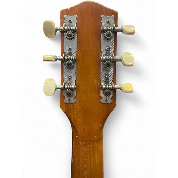 Vintage 1960s Harmony H165 Natural Acoustic Guitar