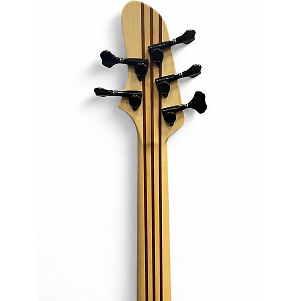 Used 2021 Used Valiant TNT5 Maple and Ash Electric Bass Guitar