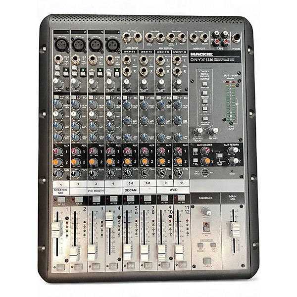Used Mackie Onyx 1220 Unpowered Mixer