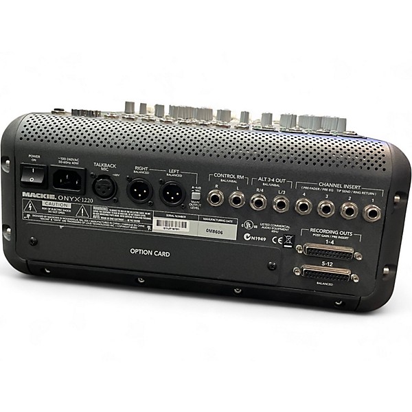 Used Mackie Onyx 1220 Unpowered Mixer