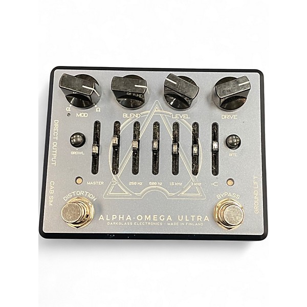 Used Darkglass alpha omega ultra Bass Effect Pedal
