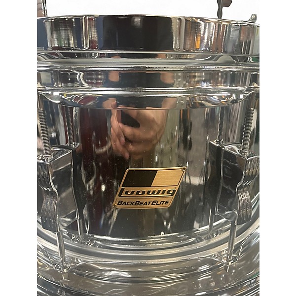 Used Ludwig 5 Piece Back Beat Elite Trans Red Drum Kit