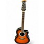 Used Ovation CA24S Celebrity 2 Color Sunburst Acoustic Electric Guitar