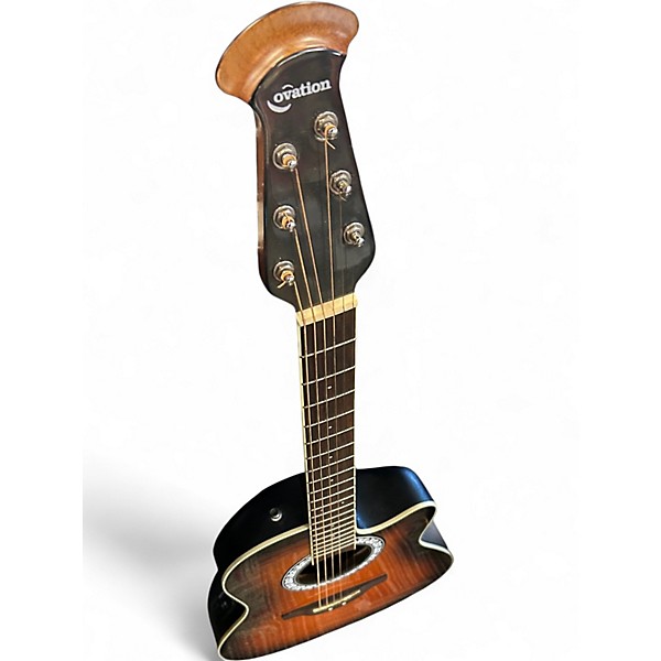 Used Ovation CA24S Celebrity 2 Color Sunburst Acoustic Electric Guitar