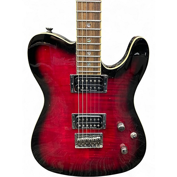 Used Fender Fender Special Edition Custom Telecaster FMT HH Crimson Burst Solid Body Electric Guitar