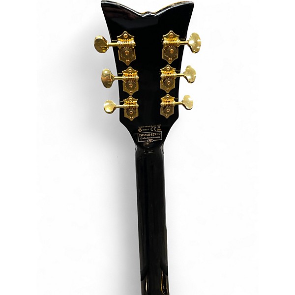 Used Schecter Guitar Research Coupe Ebony Solid Body Electric Guitar