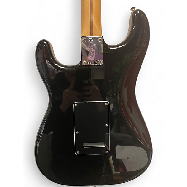 Used Fender LTD Player Stratocaster Black Solid Body Electric Guitar