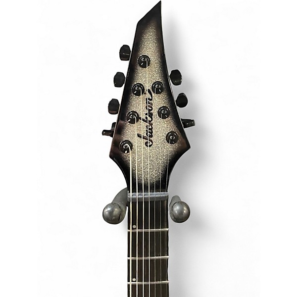 Used Jackson Pro Series Misha Mansoor Signature Juggernaut HT7 Silver Sparkle Burst Solid Body Electric Guitar