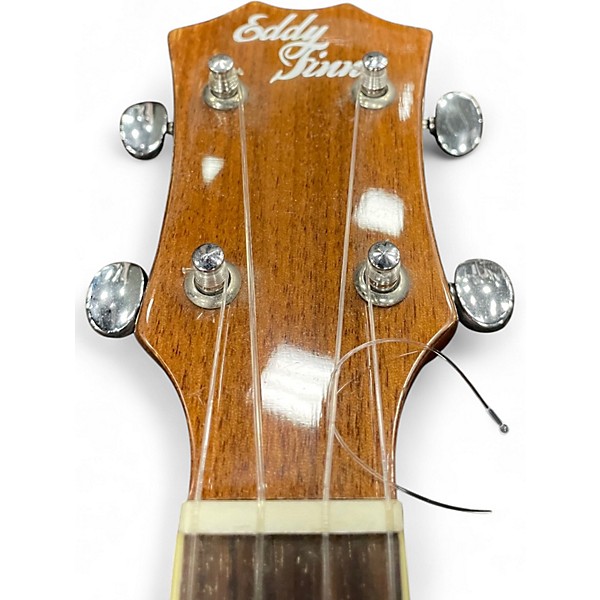 Used Eddy Finn Banjo Ukulele Antique Natural Acoustic Guitar