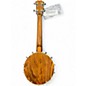 Used Eddy Finn Banjo Ukulele Antique Natural Acoustic Guitar