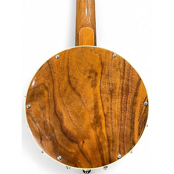 Used Eddy Finn Banjo Ukulele Antique Natural Acoustic Guitar