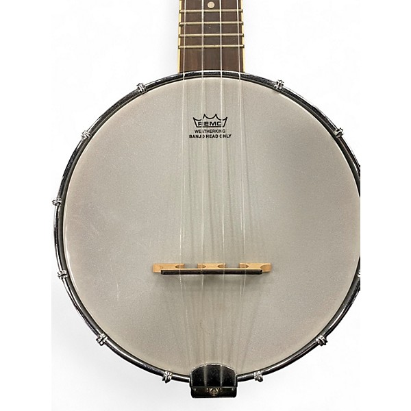 Used Eddy Finn Banjo Ukulele Antique Natural Acoustic Guitar