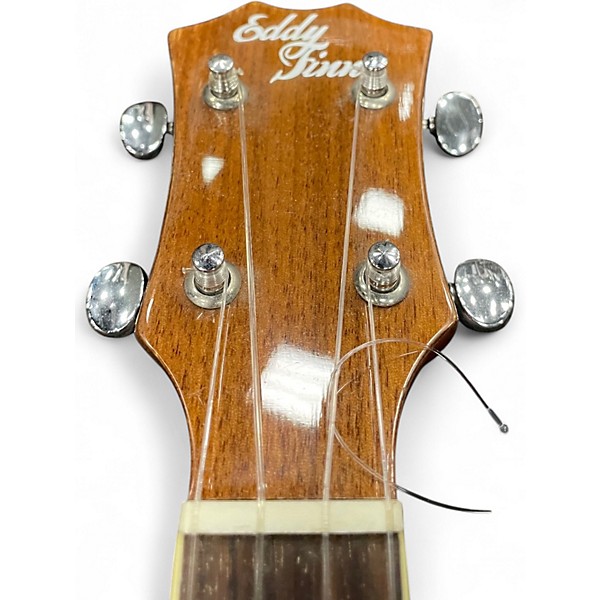 Used Eddy Finn Banjo Ukulele Antique Natural Acoustic Guitar