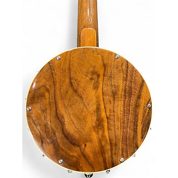 Used Eddy Finn Banjo Ukulele Antique Natural Acoustic Guitar