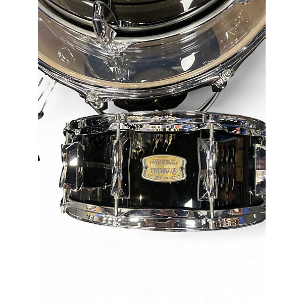 Used Yamaha 5 Piece Stage Custom Black Drum Kit