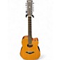 Used Ibanez AW152CE-OPN Natural 12 String Acoustic Electric Guitar