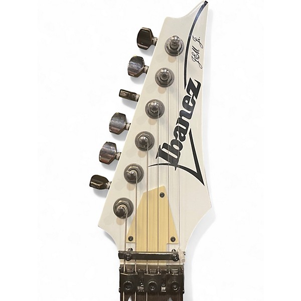 Used Ibanez JEMJR Arctic White Solid Body Electric Guitar