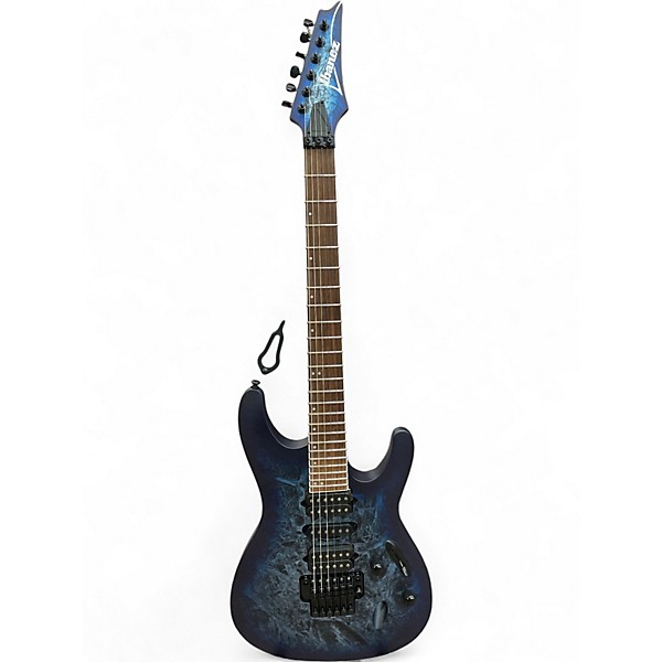 Used Ibanez S770P S Series Cosmic Blue Frozen Matte Solid Body Electric Guitar