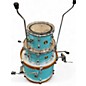 Used TAMA 3 Piece CLUB JAM LIGHT BLUE Drum Kit