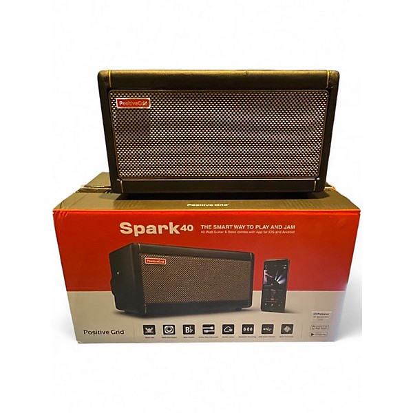 Used Positive Grid Spark 40 Guitar Combo Amp