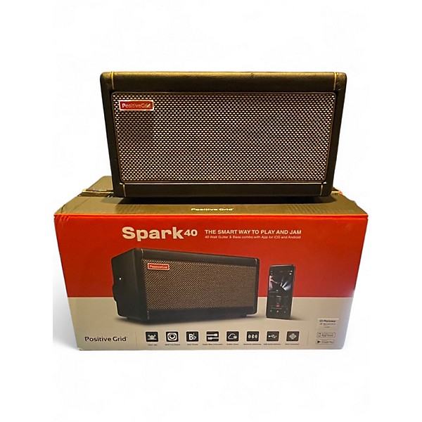 Used Positive Grid Spark 40 Guitar Combo Amp