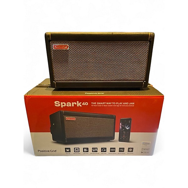Used Positive Grid Spark 40 Guitar Combo Amp