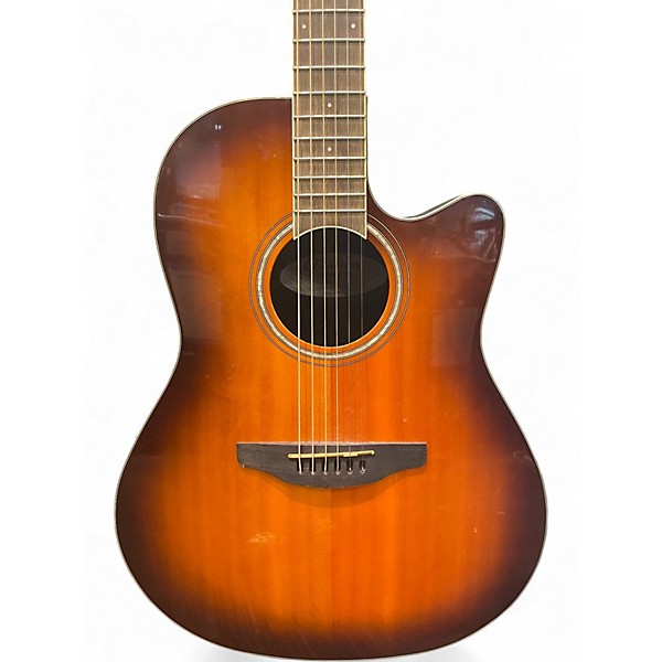 Used Ovation cs24-1 Natural Acoustic Electric Guitar