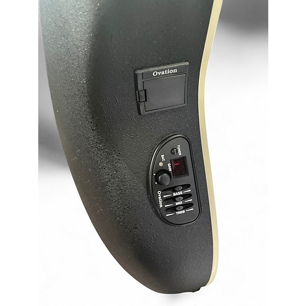 Used Ovation cs24-1 Natural Acoustic Electric Guitar