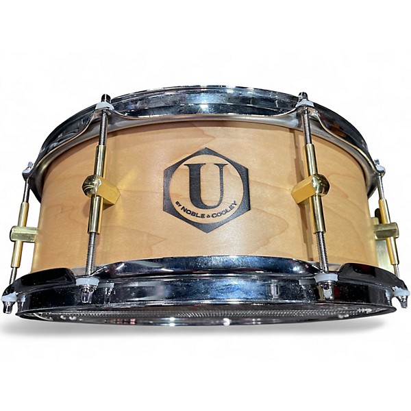 Used Noble & Cooley 5X14 Ulysses Owens Jr "U" Signature Natural Drum