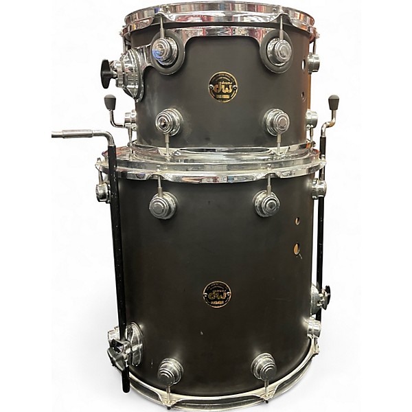 Used DW 3 Piece Collectors series Matte Black Drum Kit