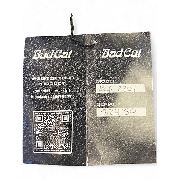 Used Bad Cat BCP-2207 Tube Guitar Combo Amp