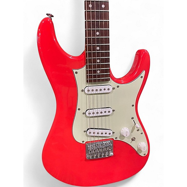 Used Ibanez AZES31 Vermilion Finish Solid Body Electric Guitar