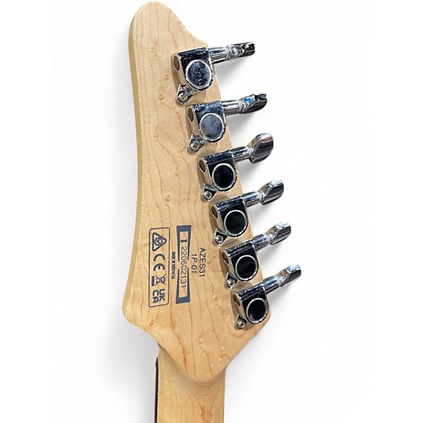 Used Ibanez AZES31 Vermilion Finish Solid Body Electric Guitar