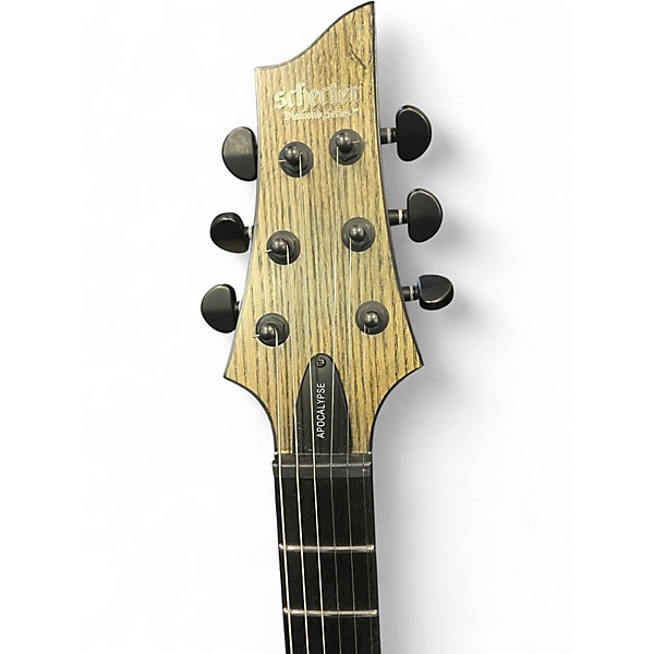 Used Schecter Guitar Research C1 Apocalypse GREEN Solid Body Electric Guitar