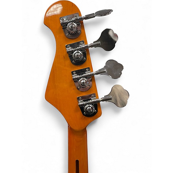 Used SX VTG FRETLESS Metallic Blue Electric Bass Guitar