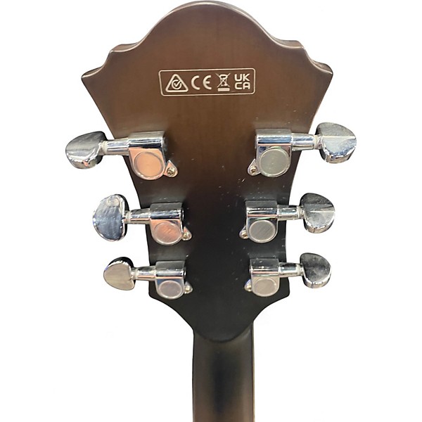 Used Ibanez AF55TKF Trans Brown Acoustic Electric Guitar