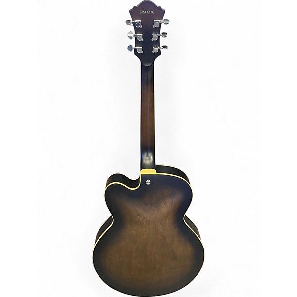 Used Ibanez AF55TKF Trans Brown Acoustic Electric Guitar