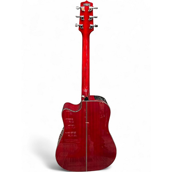 Used Takamine GD30CE Red Acoustic Electric Guitar