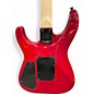 Used Jackson JS34Q Dinky Trans Red Solid Body Electric Guitar